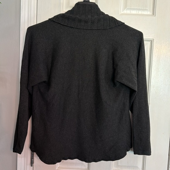 Joan vass gray open cardigan L - Picture 5 of 9